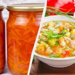 Schmackhafte Suppeneinlage: Ich mache Gläser und Wintersuppe in 10 Minuten